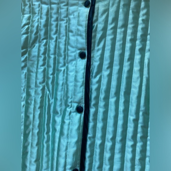 Vintage Minty Green Quilted Jacket size Medium - Picture 5 of 5